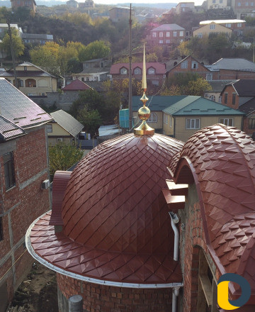 Купола, кровля,чешуя на заказ
