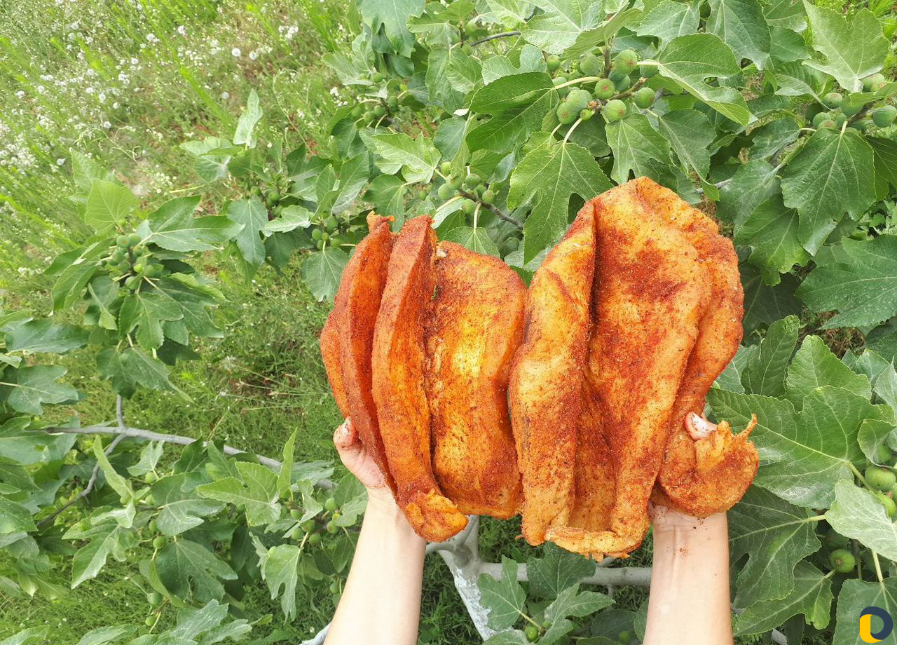 Курдюк копченый сушеный