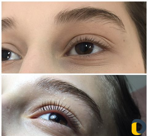 Ламинирование бровей ресниц