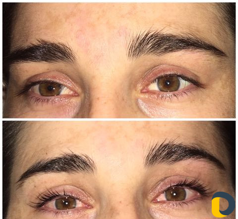 Ламинирование бровей ресниц