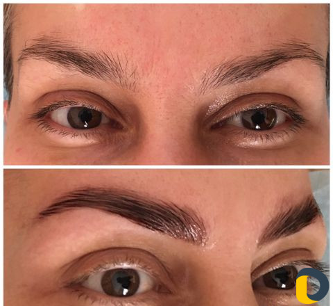 Ламинирование бровей ресниц