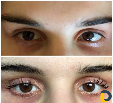 Ламинирование бровей ресниц
