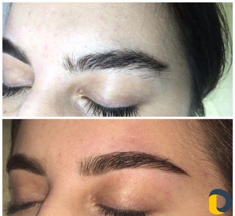 Ламинирование бровей ресниц