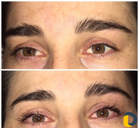 Ламинирование бровей ресниц