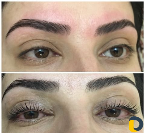 Ламинирование бровей ресниц