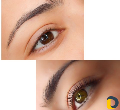 Ламинирование ресниц и бровей, наращивание ресниц