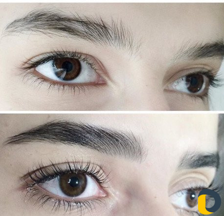 Ламинирование ресниц и бровей