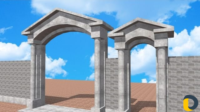 Лестници арки моналиты