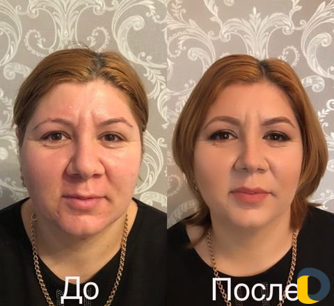 Макияж +локоны 1000