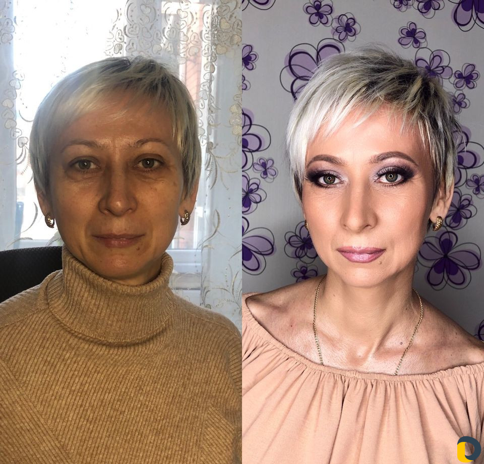 Макияж Локоны