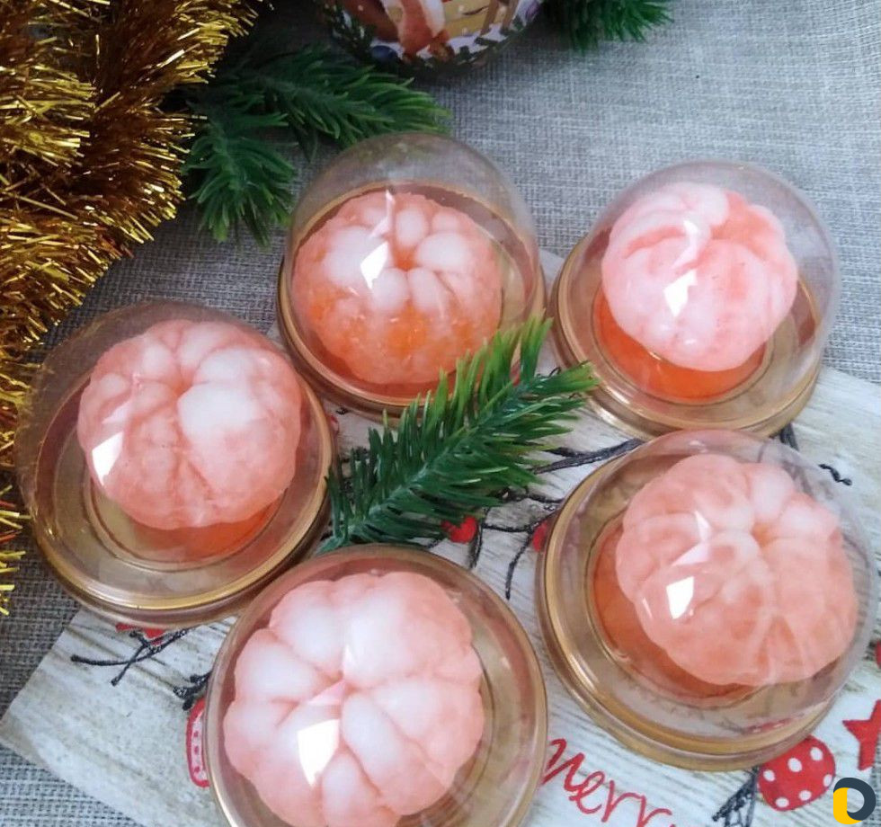 Мандарины из мыла ручной работы