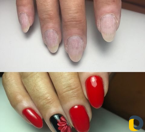 Маникюр, покрытие гель -лаком, наращивание ногтей