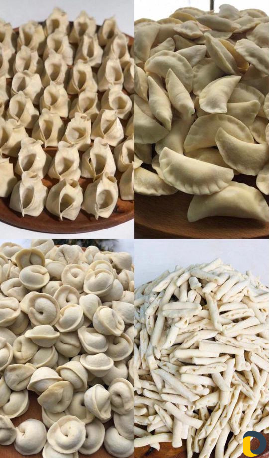 Манты,пельмени,вареники с черемшой
