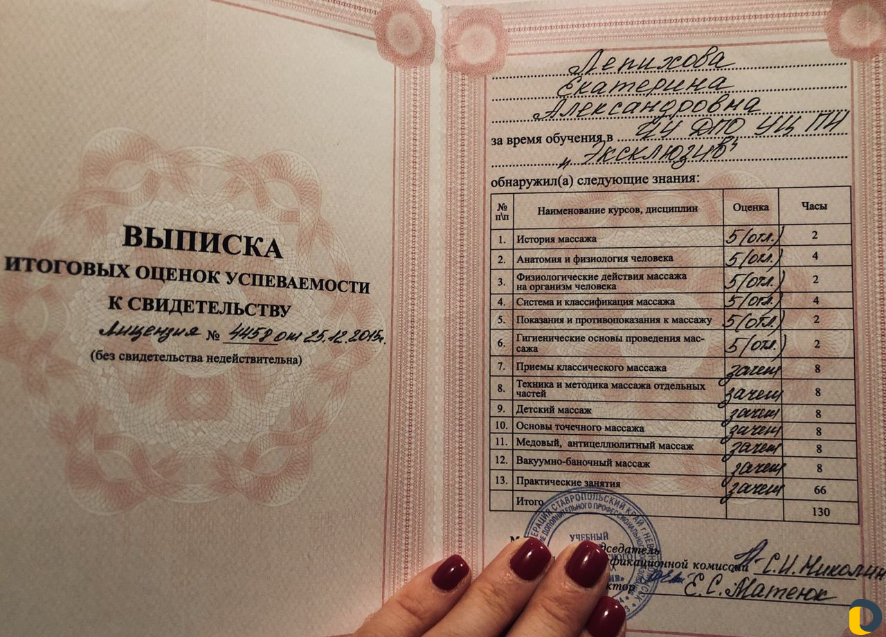 Массаж Классический и Огненный