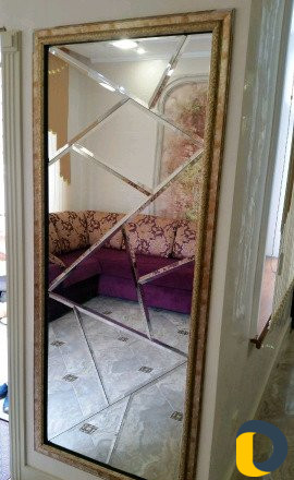 Мастер установщик зеркал ромбиков панно из зеркала