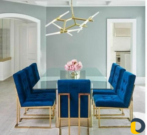 Мебель из нержавеющей стали и покрытие под золото