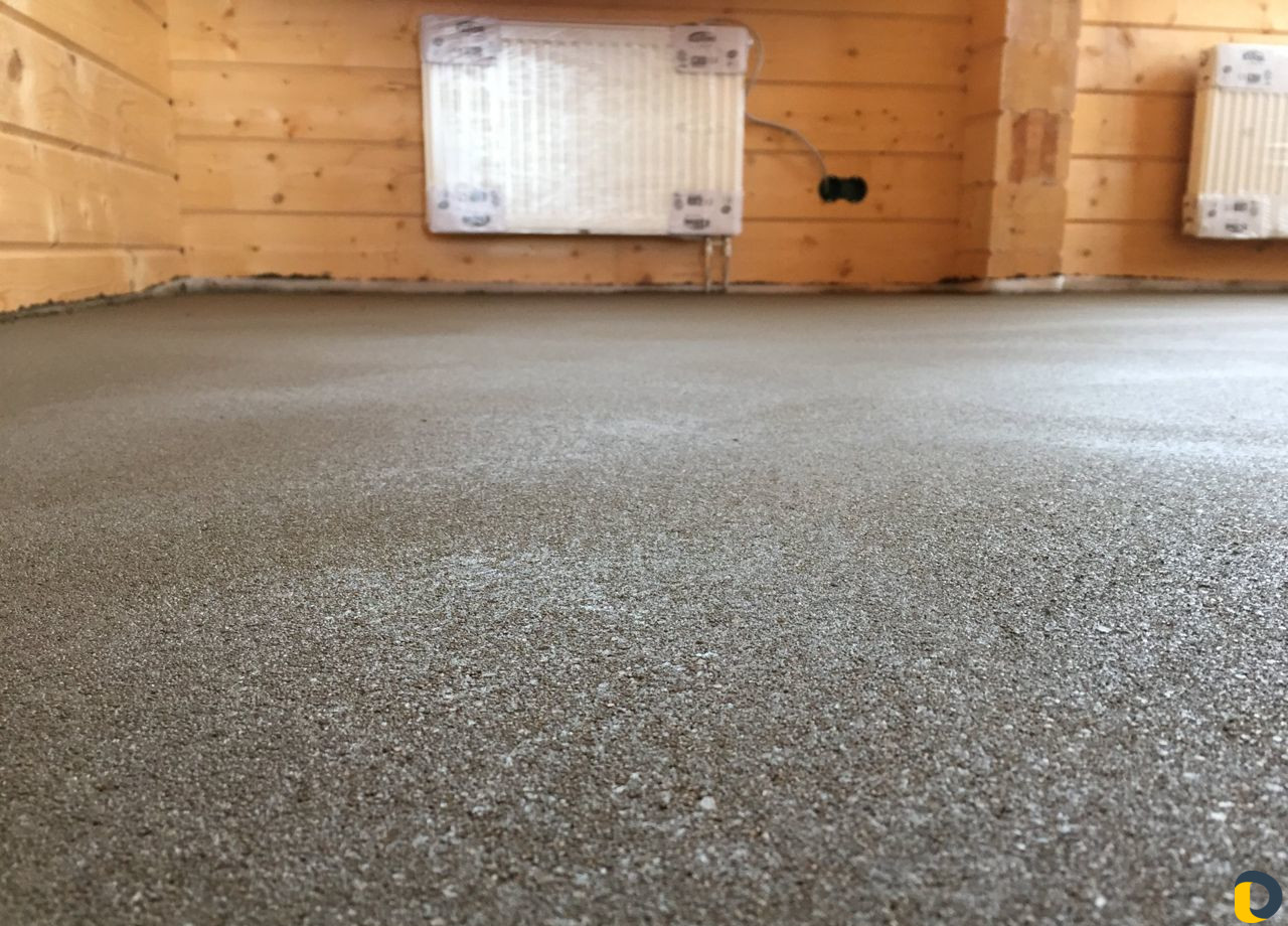 Механизированая стяжка пола за 1 день