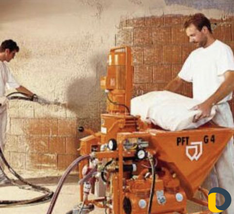 Механизированная Штукатурка машинного нанесения, и