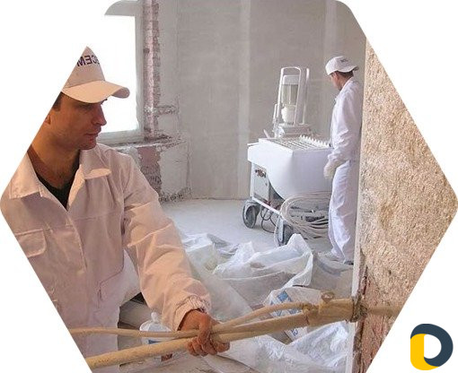 Механизированная штукатурка от профессионалов