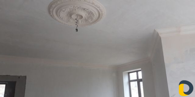 Механизированная Штукатурка под обои, лепка карниз