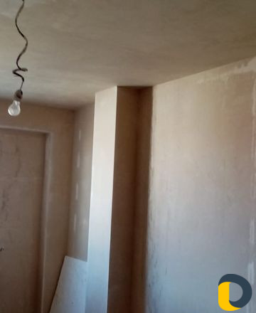 Механизированная Штукатурка под обои, лепка карниз