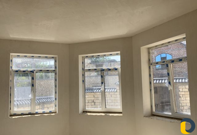 Механизированная штукатурка под обои