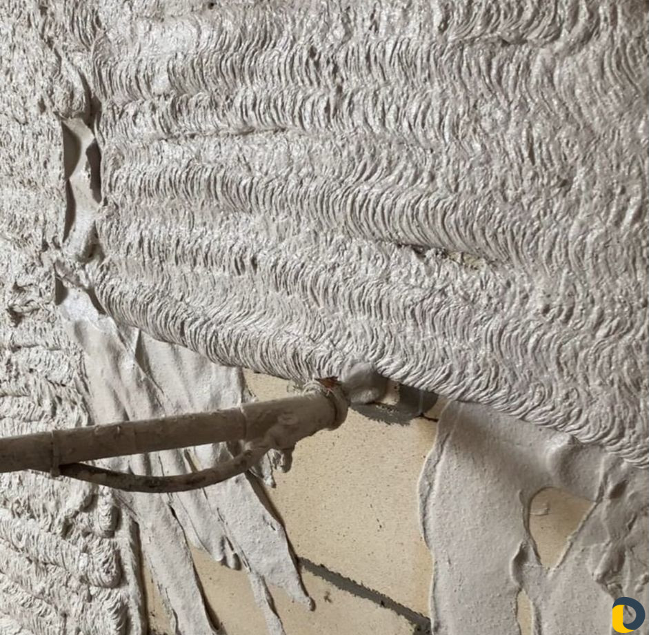 Механизированная штукатурка под обои