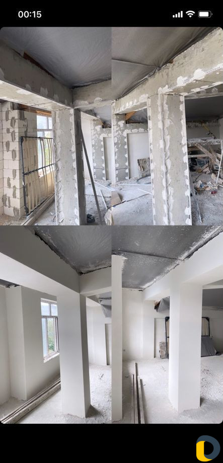 Механизированная штукатурка под обои