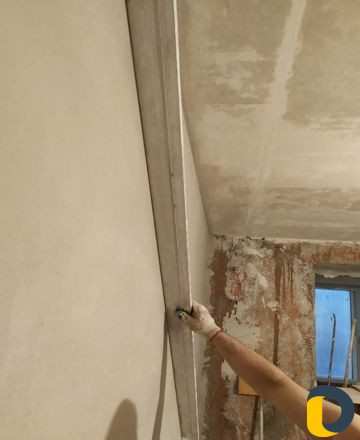 Механизированная штукатурка. профессиональная окра