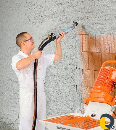 Механизированная Штукатурка, штукатурка под обои