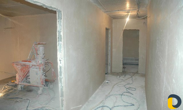 Механизированная Штукатурка, штукатурка под обои