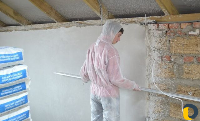 Механизированная штукатурка стен от 300 м2