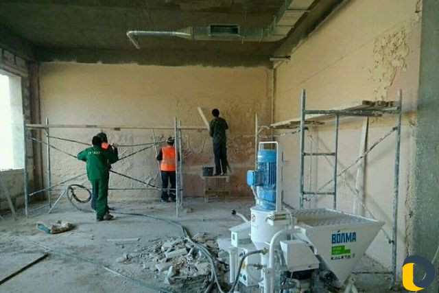 Механизированная штукатурка