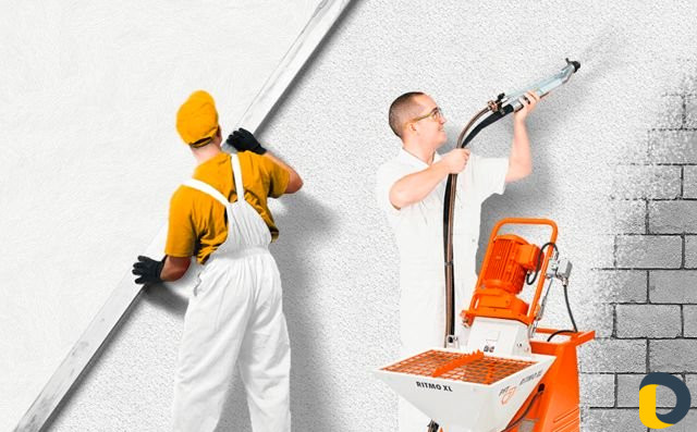 Механизированная штукатурка