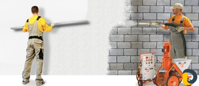 Механизированная штукатурка