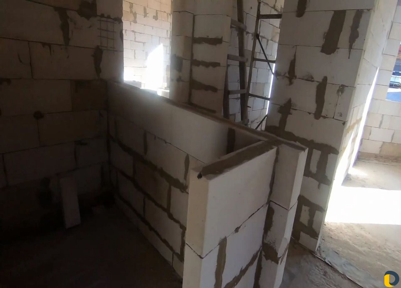 Межкомнатные стены из блока и гипсокартона