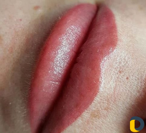 Микроблейдинг теневая растушёвках пудровые брови