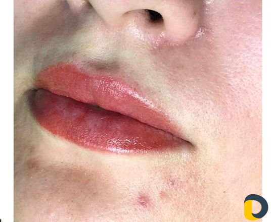 Микроблейдинг теневая растушёвках пудровые брови