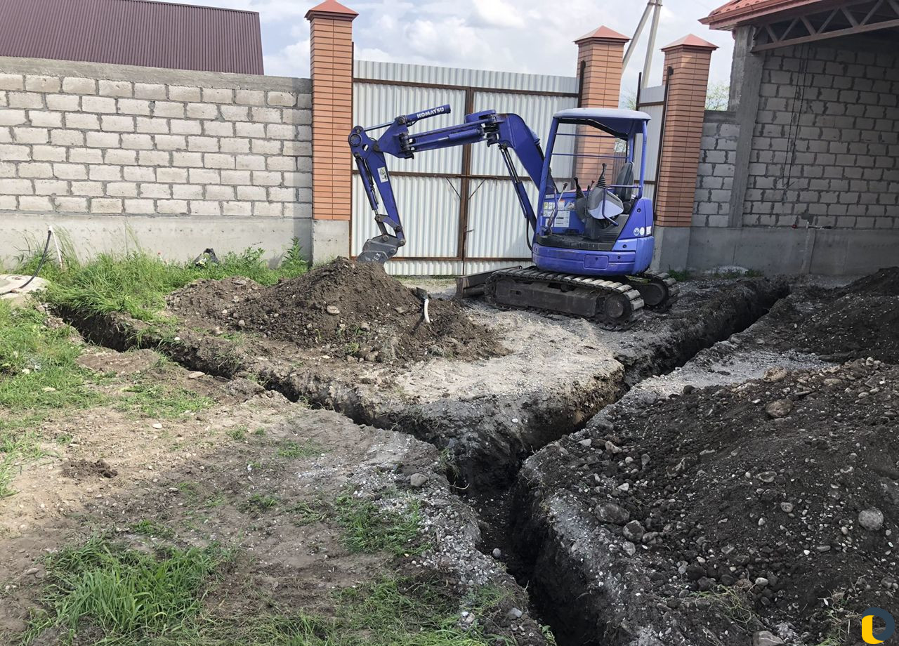 Мини экскаватор Услуги мини экскаватора