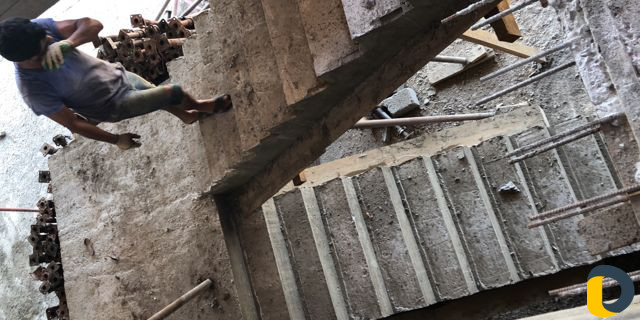 Монолитные лестницы любой сложности
