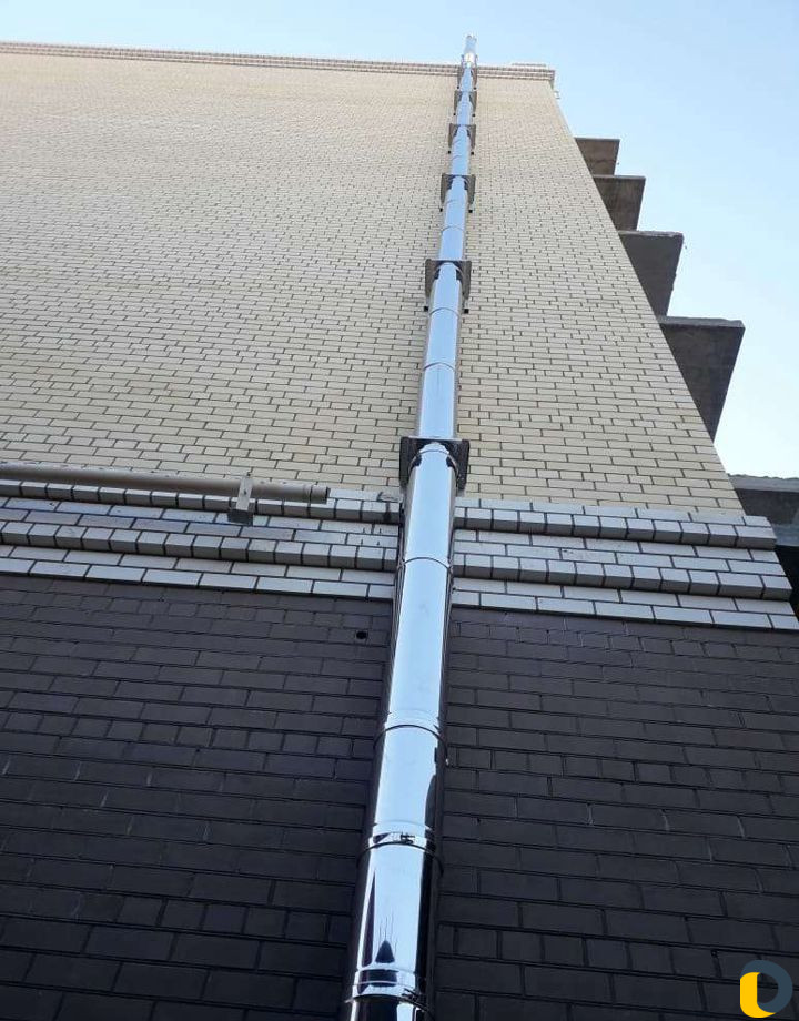 Монтаж дымохода