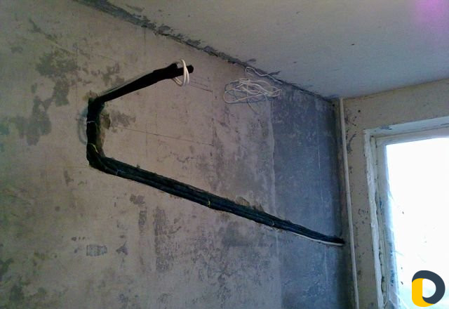 Монтаж кондиционеров до ремонта в доме