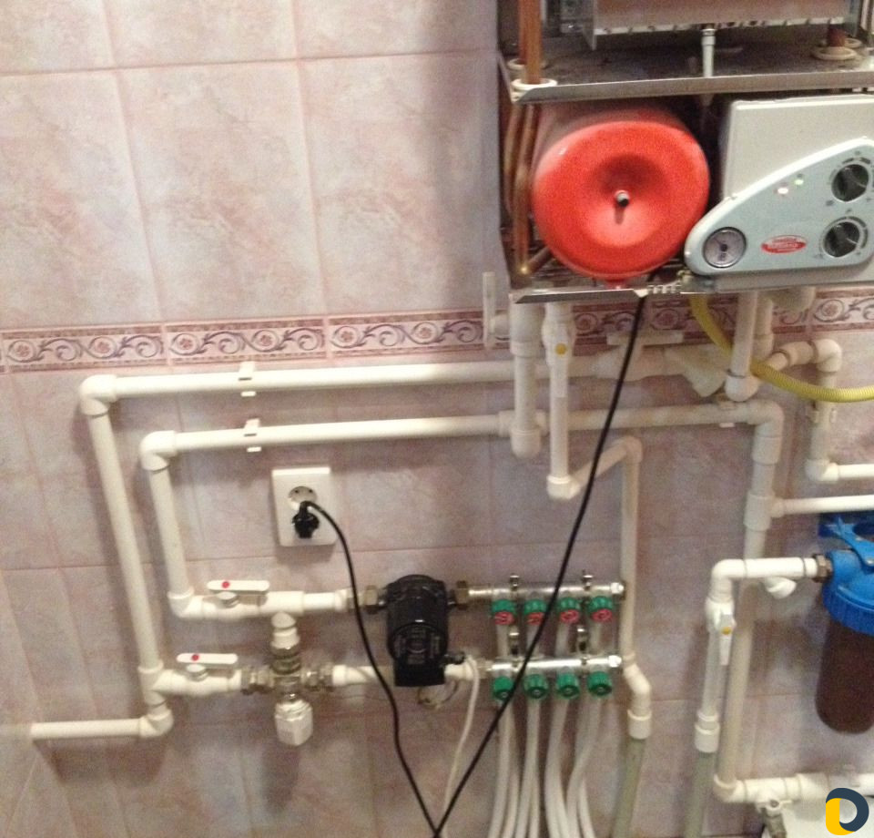 Монтаж отопления,водопровода и др