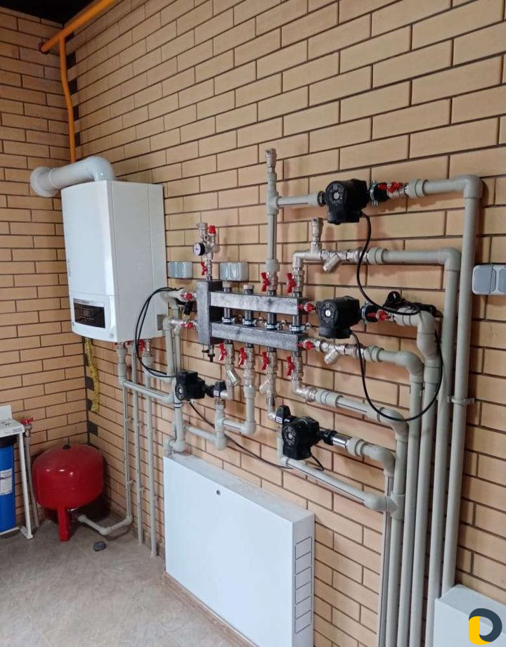 Монтаж отопления/водоснабжения /канализация/тёплый