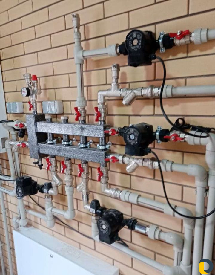 Монтаж отопления/водоснабжения /канализация/тёплый