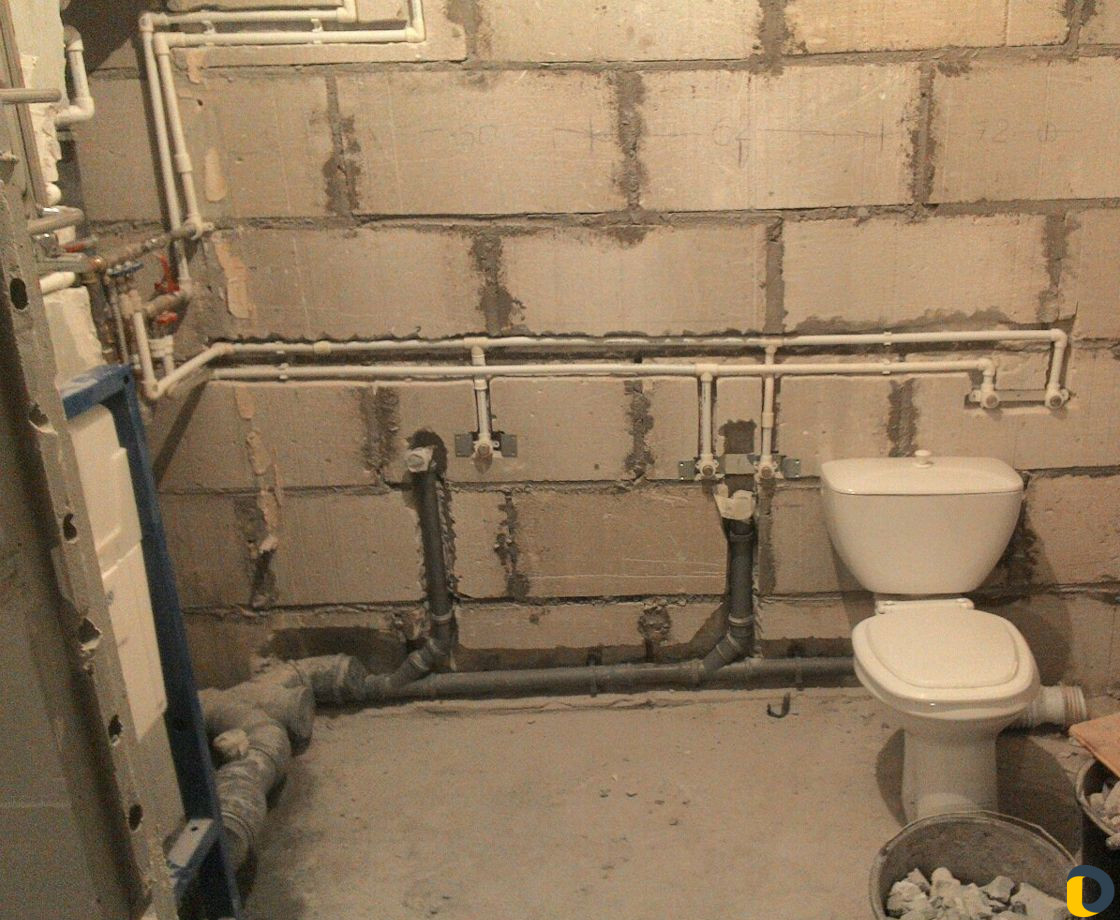 Монтаж сантехники водопровод канализ