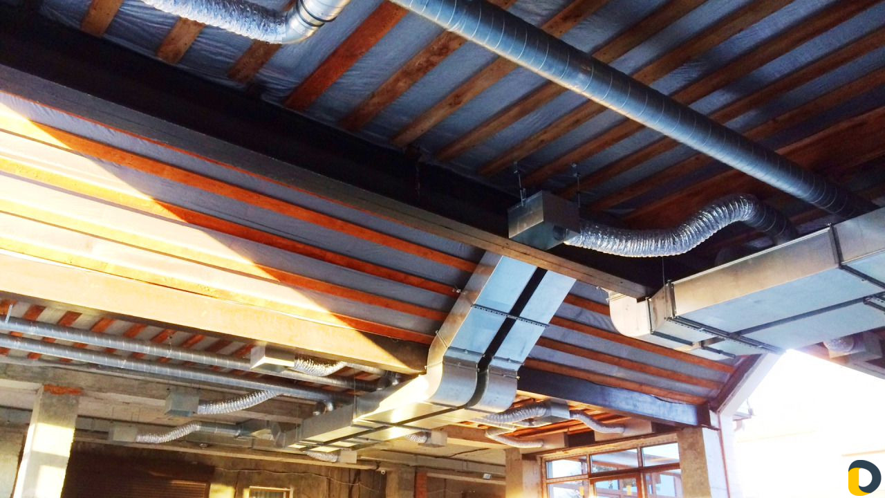 Монтаж систем вентиляции и кондиционирования