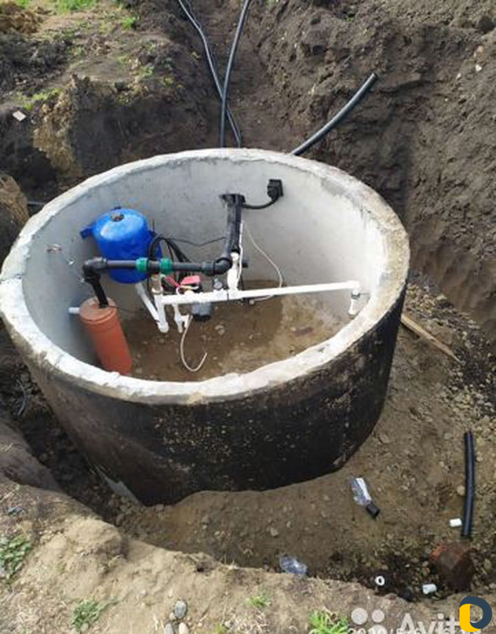 Монтаж, установку оборудования на скважину