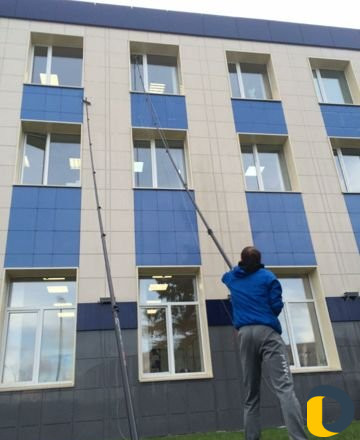 Мойка фасадов и окон