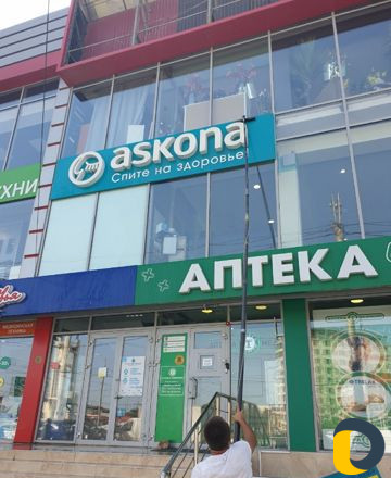 Мойка окон и фасадов